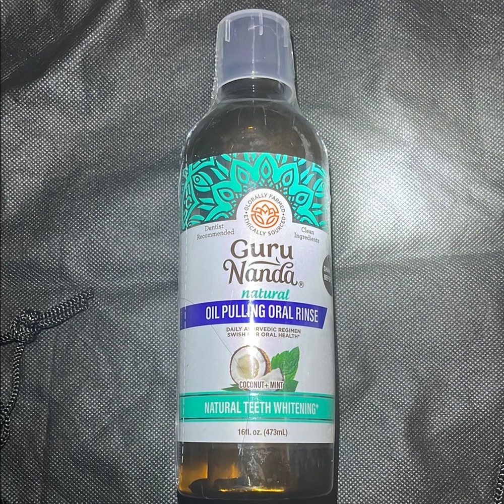 GuruNanda Coconut Mint Oil Pulling Rinse